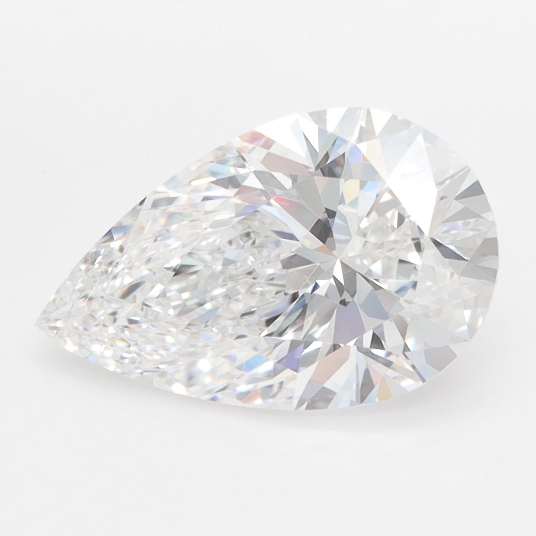 Diament LG gruszka, 3 ct, D, VVS1