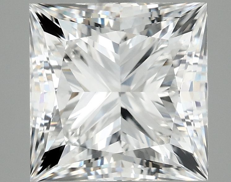 4.18 ct. princess Lab Grown Diamond front image