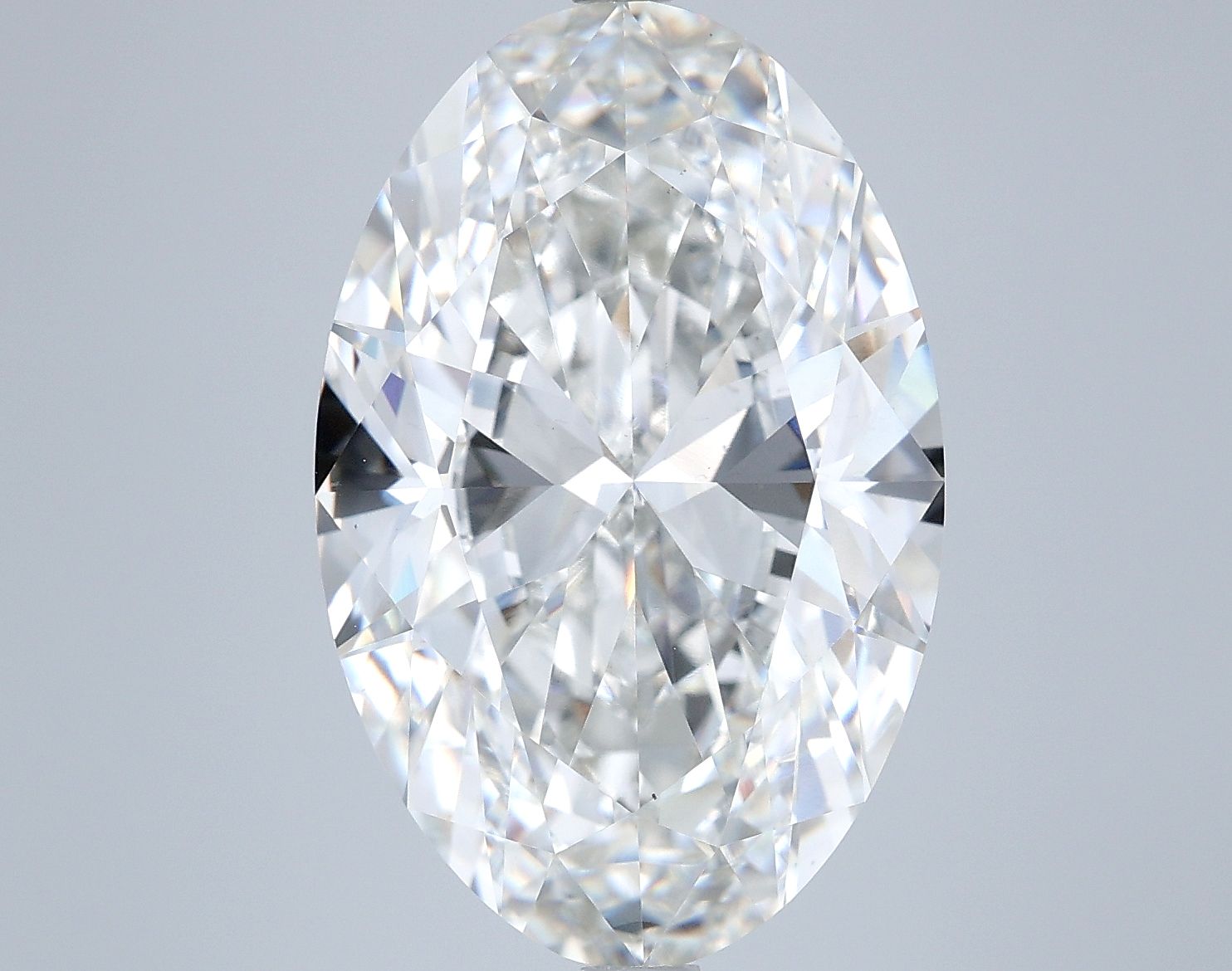 9.06 ct. oval Lab Grown Diamond front image