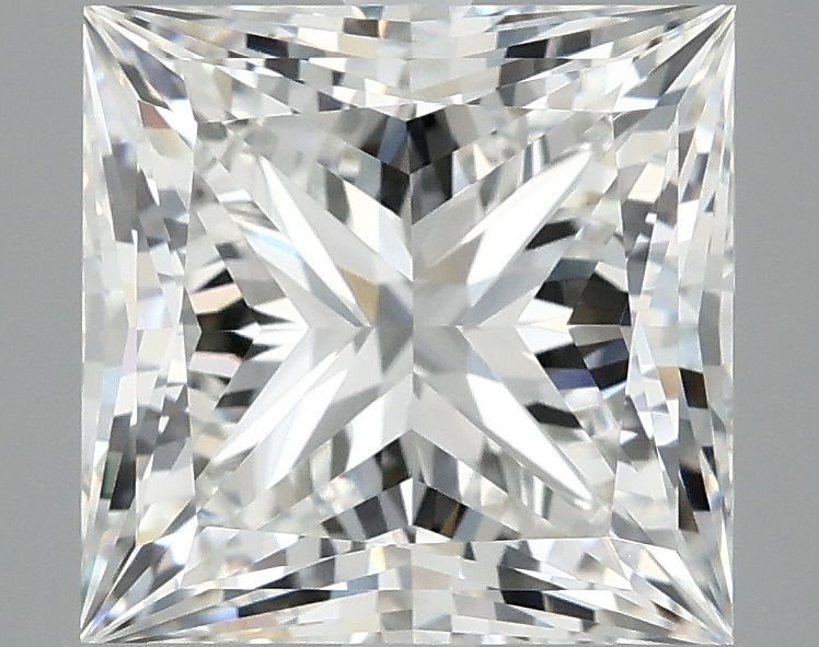 4.18 ct. princess Lab Grown Diamond front image