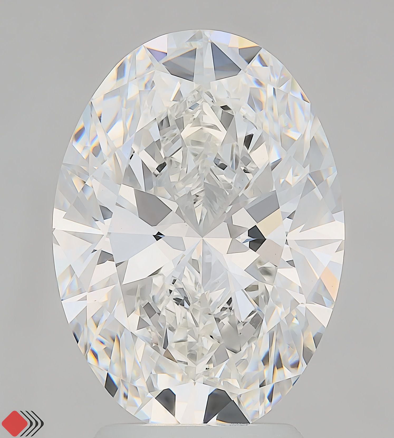 3.56 ct. oval Lab Grown Diamond front image