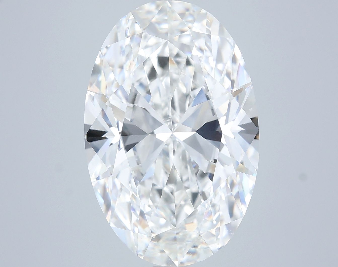 7.08 ct. oval Lab Grown Diamond front image
