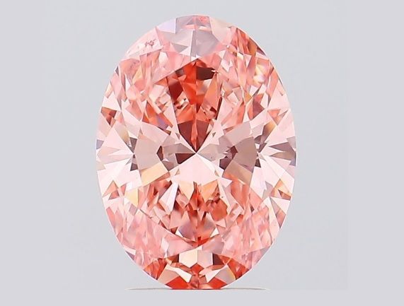 2.40 ct. oval Lab Grown Diamond front image