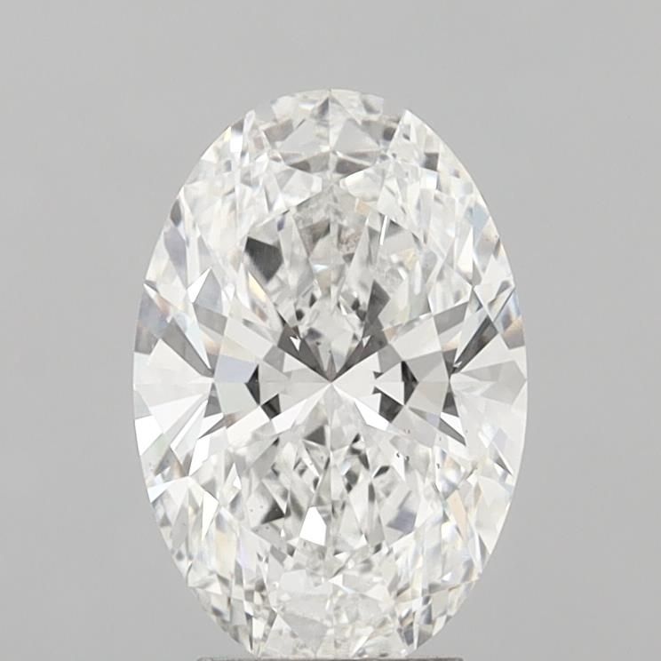 4.08 ct. oval Lab Grown Diamond front image