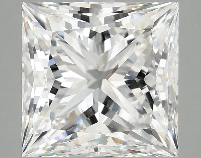 4.19 ct. princess Lab Grown Diamond front image