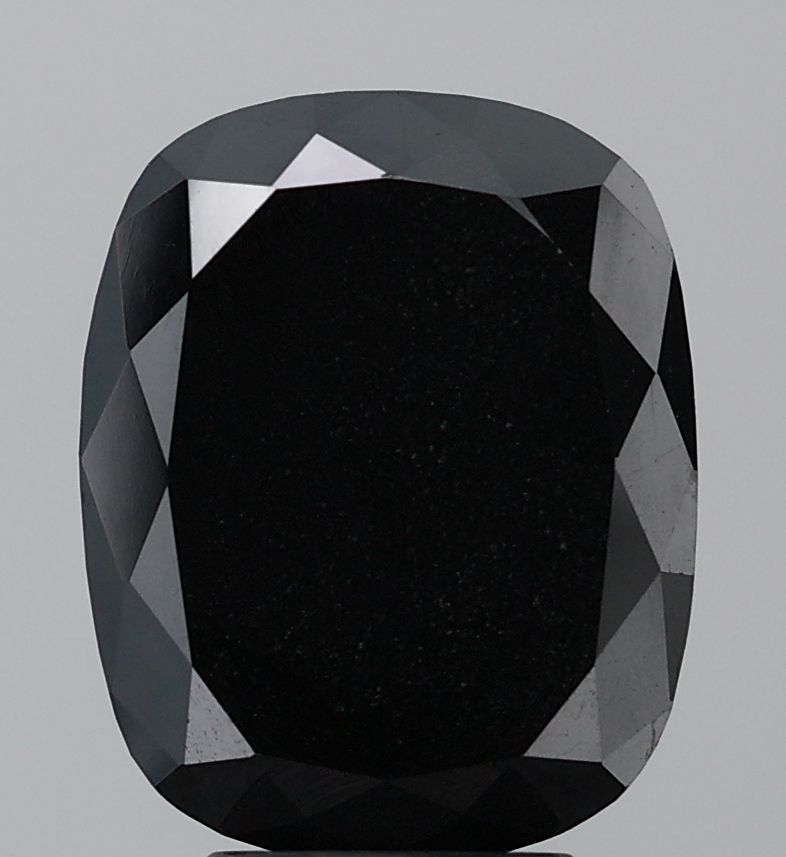 5.32 Carat Cushion brilliant Diamond Black VVS2