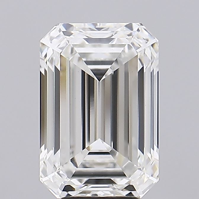 6.10 ct. emerald Lab Grown Diamond front image