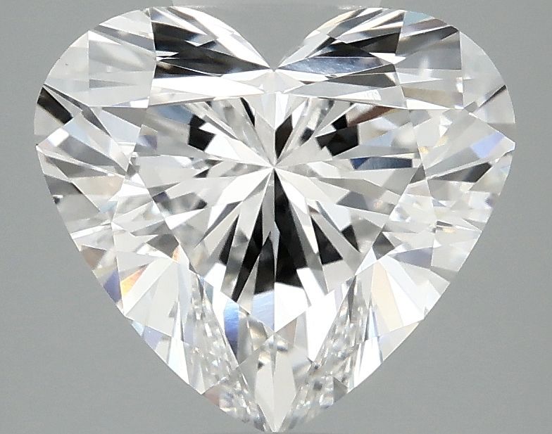 3.09 carat e VVS2 EX Cut IGI heart diamond