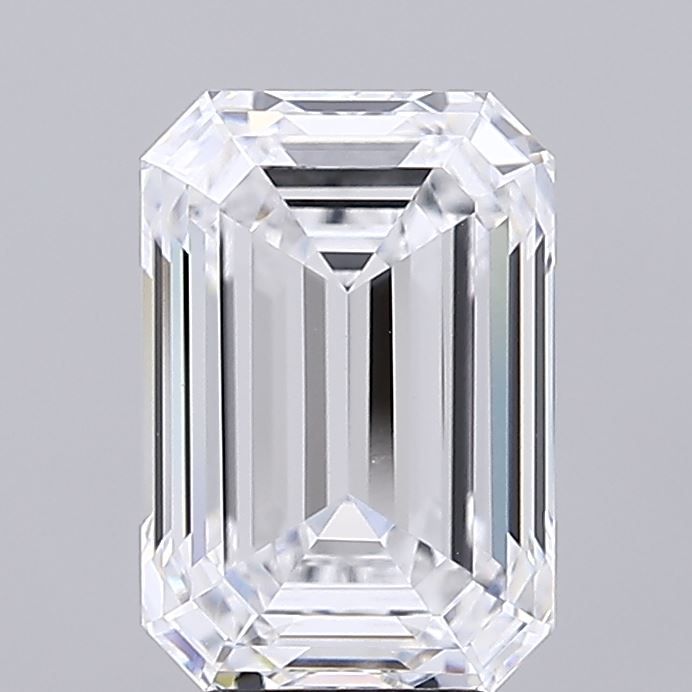Diament LG szmaragdowy, 4.72 ct, D, VVS2