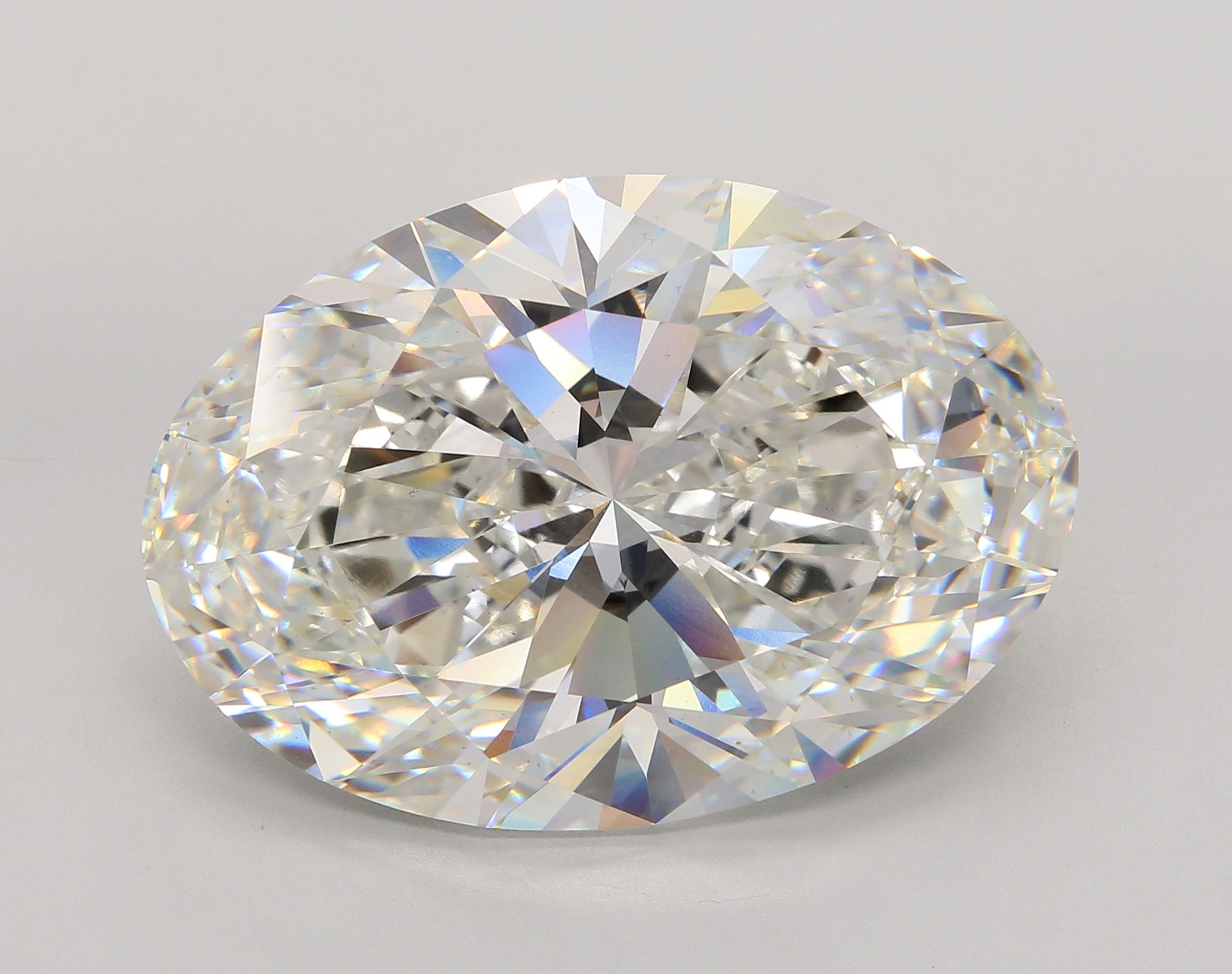 31.47 ct. oval Lab Grown Diamond front image