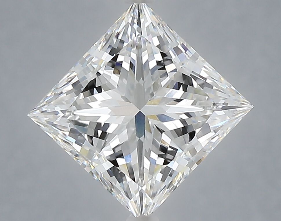 3.09 carat e VVS2 EX Cut IGI princess diamond