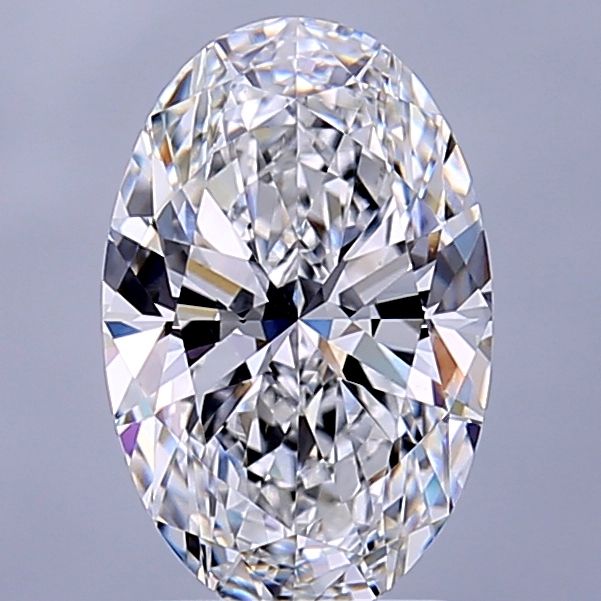 2.10 ct. oval Lab Grown Diamond front image