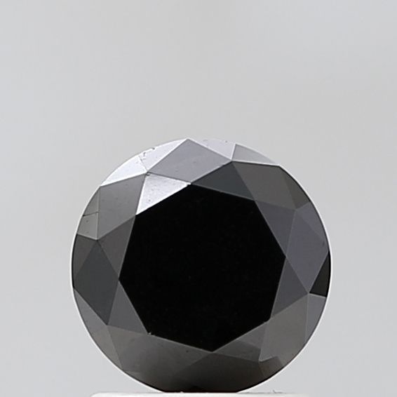 1.55 Carat Round Diamond Black VVS2