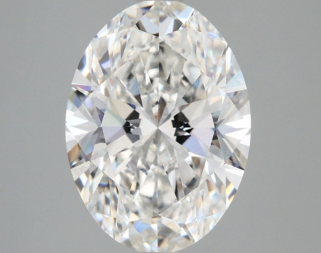 3.75 ct. oval Lab Grown Diamond front image
