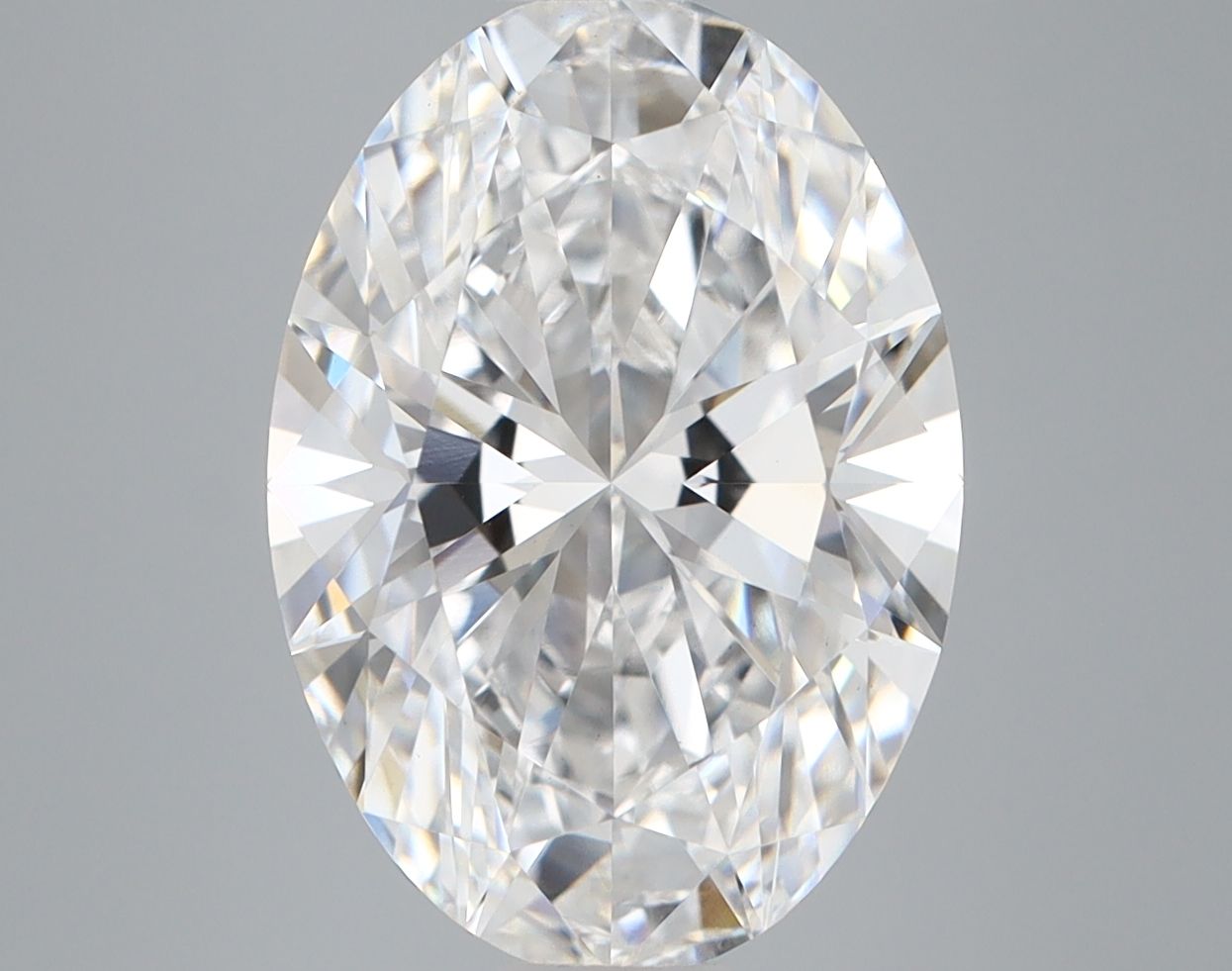 5.10 ct. oval Lab Grown Diamond front image
