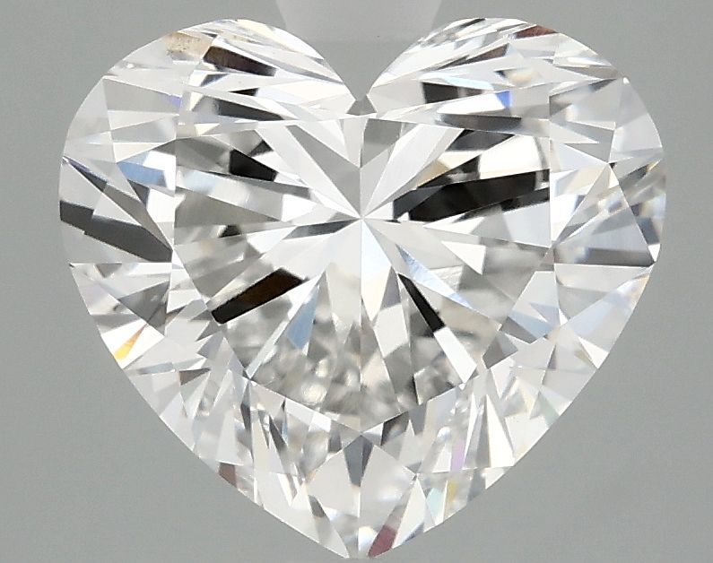 3.08 carat f VVS2 EX Cut IGI heart diamond