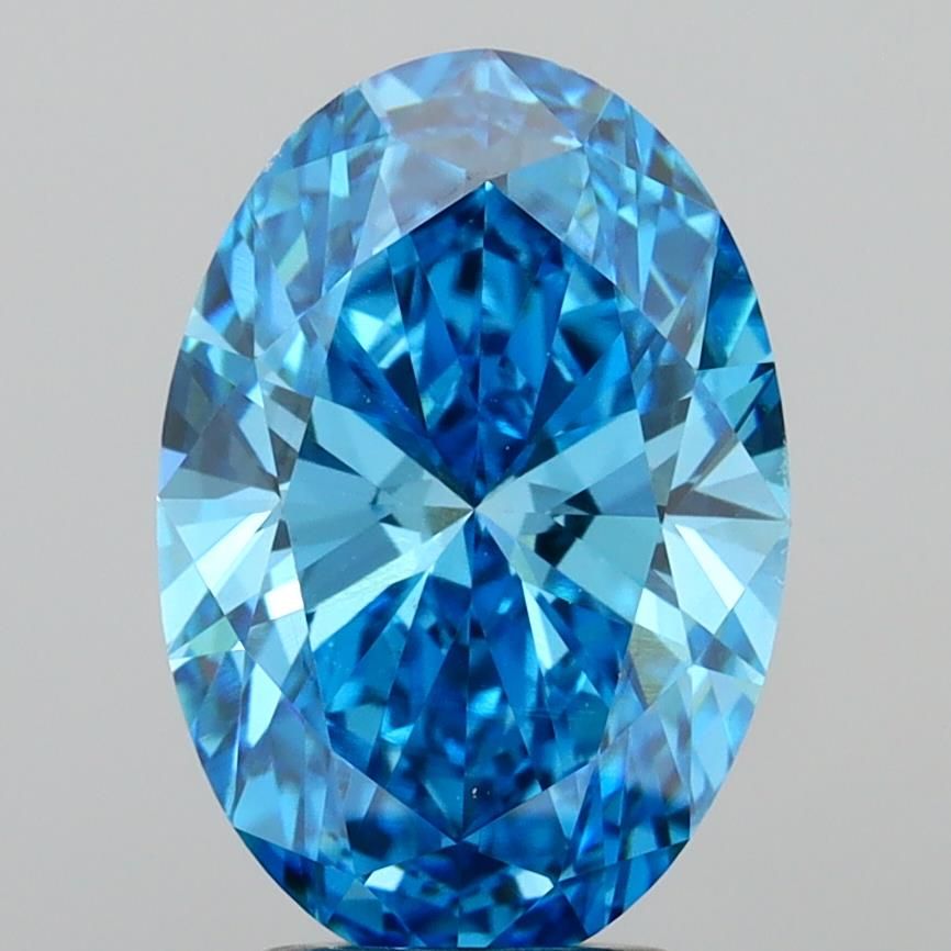 3.03 ct. oval Lab Grown Diamond front image