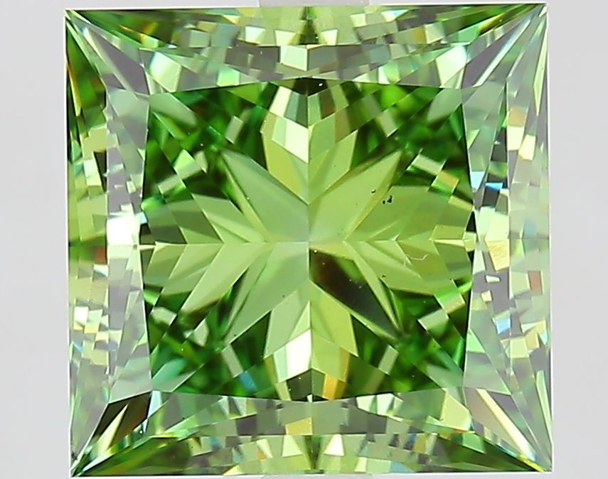 5.29 ct. princess Lab Grown Diamond front image