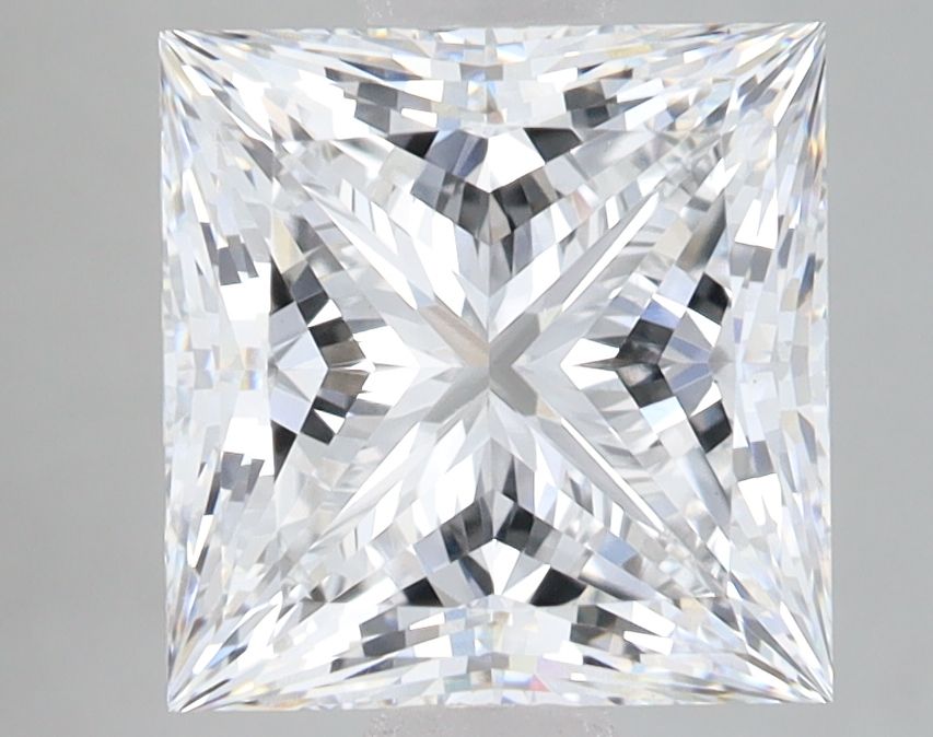 3.79 ct. princess Lab Grown Diamond front image