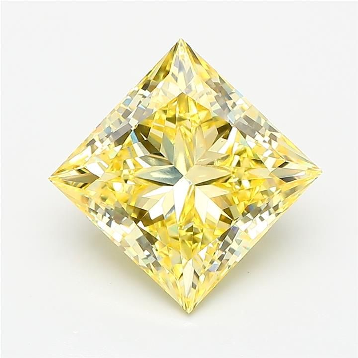 4.08 ct. princess Lab Grown Diamond front image