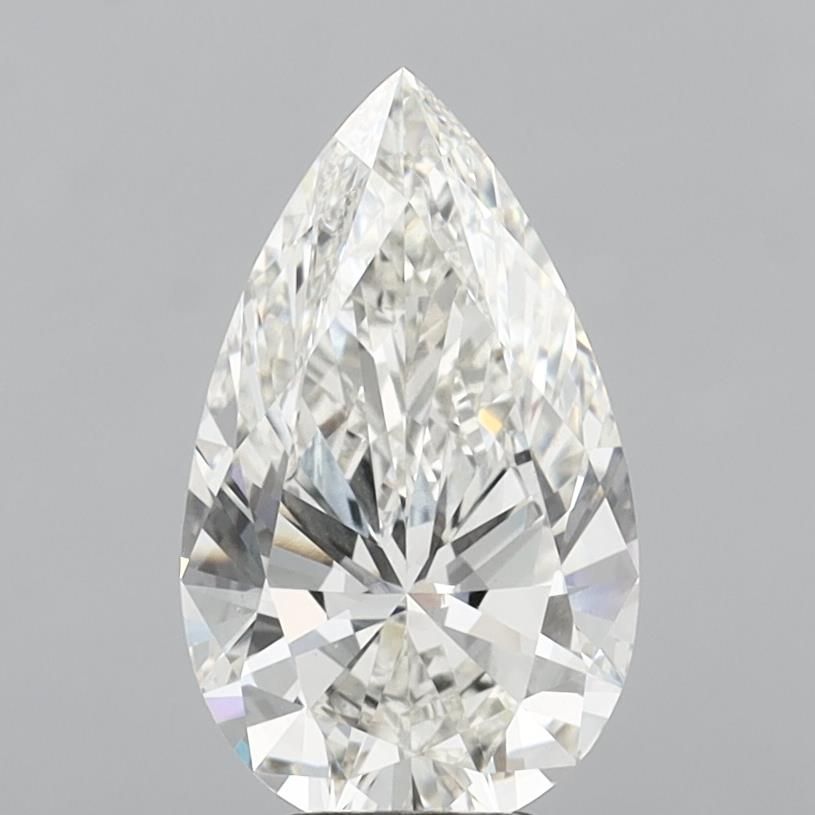 4.99 ct. pear Lab Grown Diamond front image