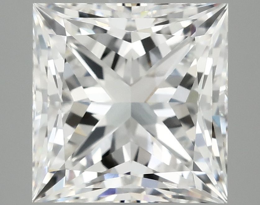 4.19 ct. princess Lab Grown Diamond front image
