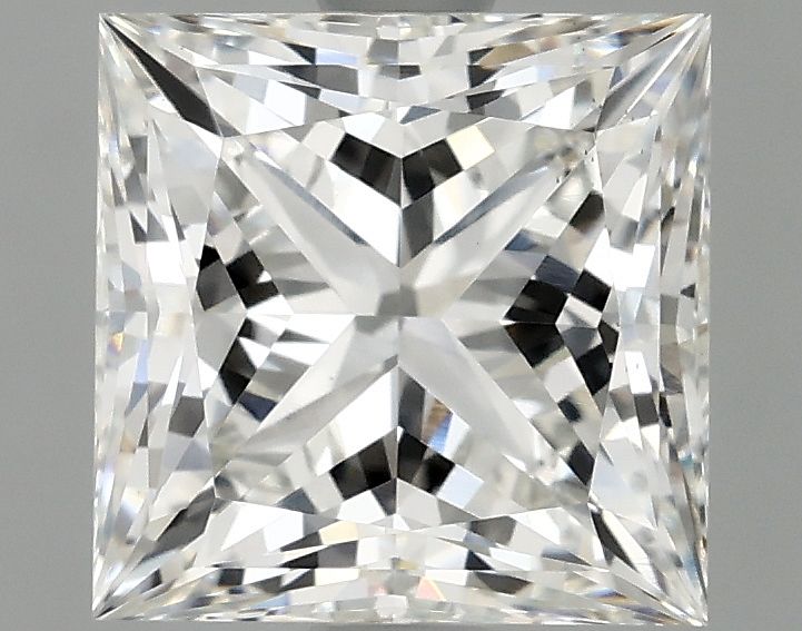 2.10 ct. princess Lab Grown Diamond front image