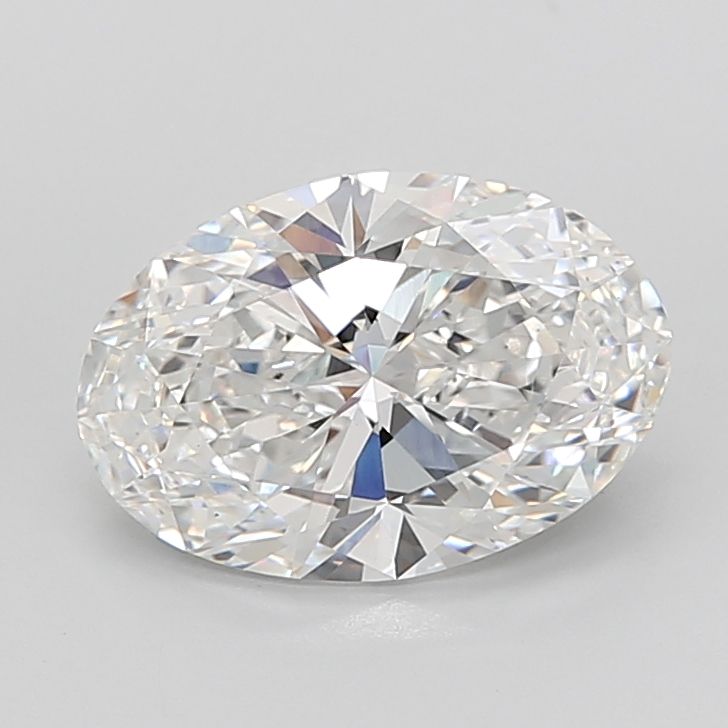 6.04 ct. oval Lab Grown Diamond front image