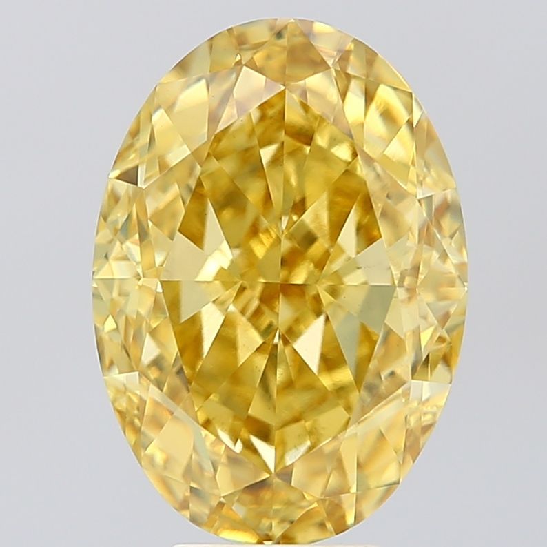 7.06 ct. oval Lab Grown Diamond front image