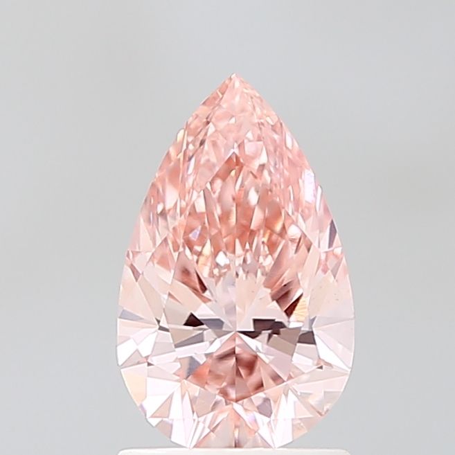 PEAR 1.32ct Fancy Vivid Pink VS1 – VG EX STG