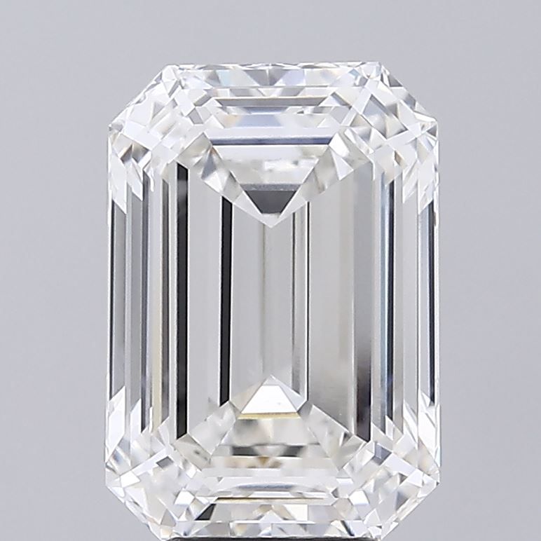 6.02 ct. emerald Lab Grown Diamond front image