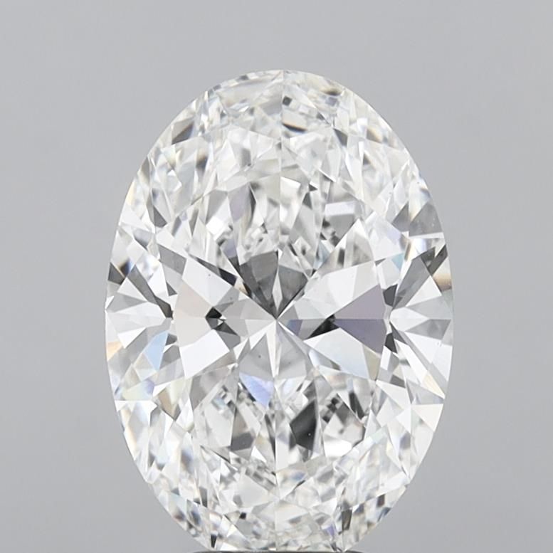 5.52 ct. oval Lab Grown Diamond front image