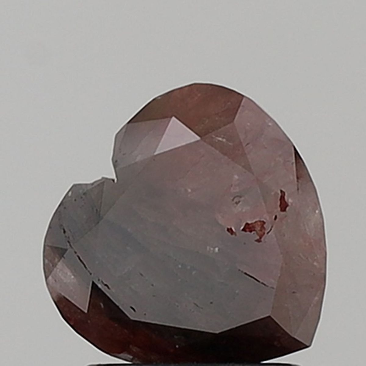 1.85 Carat Heart Diamond Salt and Pepper VS2