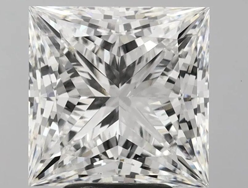 4.61 ct. princess Lab Grown Diamond front image