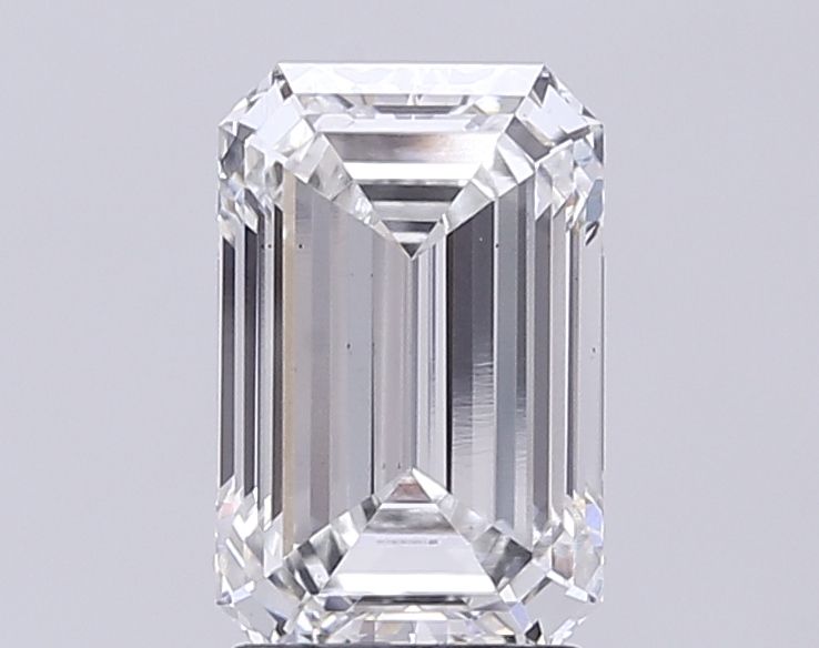 2.71 ct. emerald Lab Grown Diamond front image