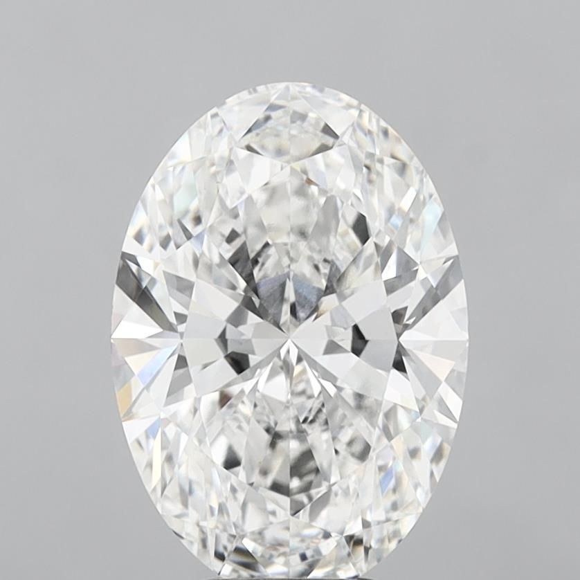 6.08 ct. oval Lab Grown Diamond front image
