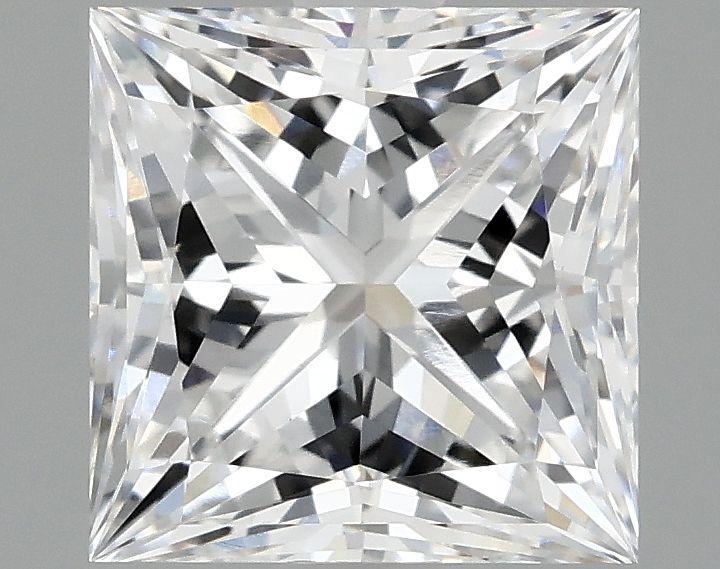 2.10 ct. princess Lab Grown Diamond front image