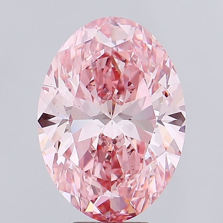 7.14 ct. oval Lab Grown Diamond front image