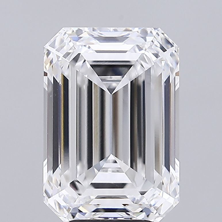 7.02 ct. emerald Lab Grown Diamond front image