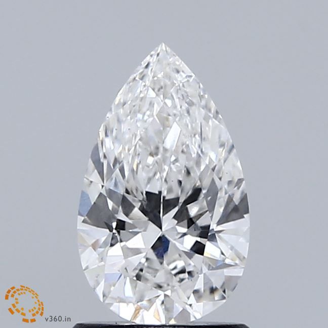 1.07 ct lab-grown Pear Diamond