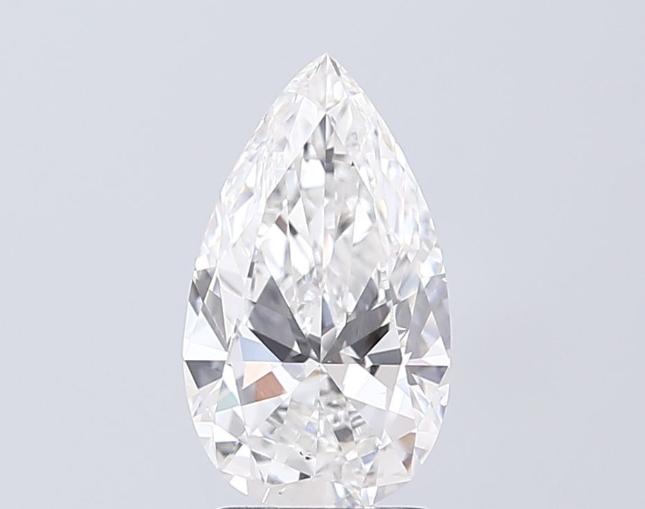2.01 carat e VS2 EX Cut IGI pear diamond