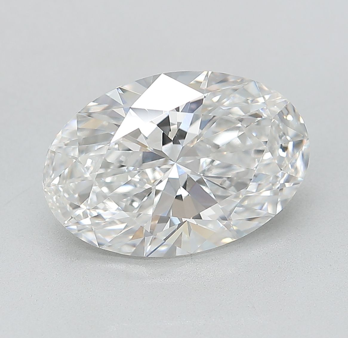 3.87 ct. oval Lab Grown Diamond front image