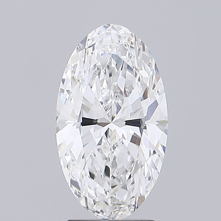 3.02 ct. oval Lab Grown Diamond front image