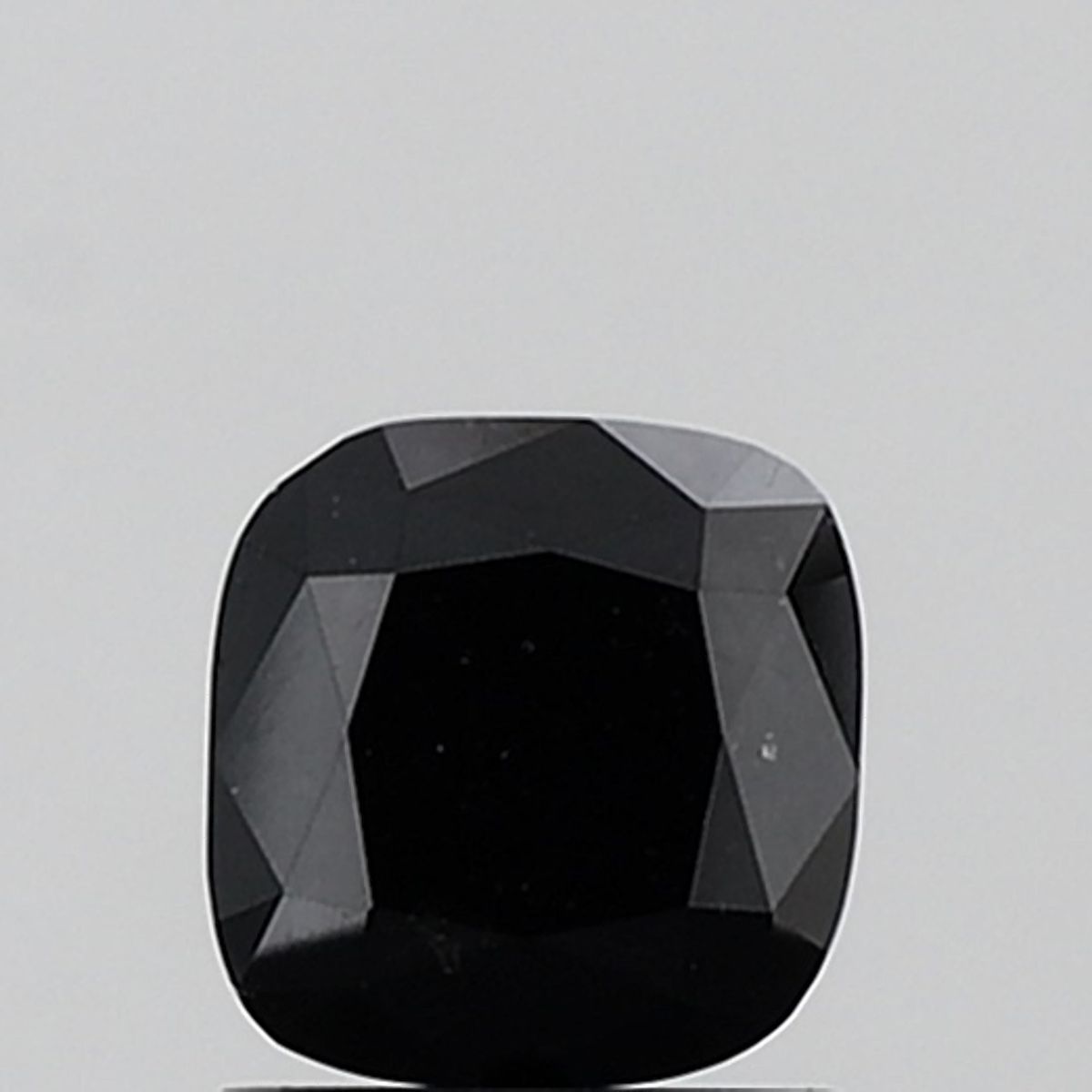 1.46 Carat Cushion brilliant Diamond Black VVS2