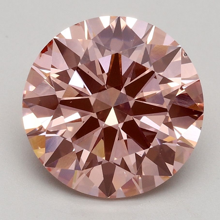 2.75 ct. round Lab Grown Diamond front image
