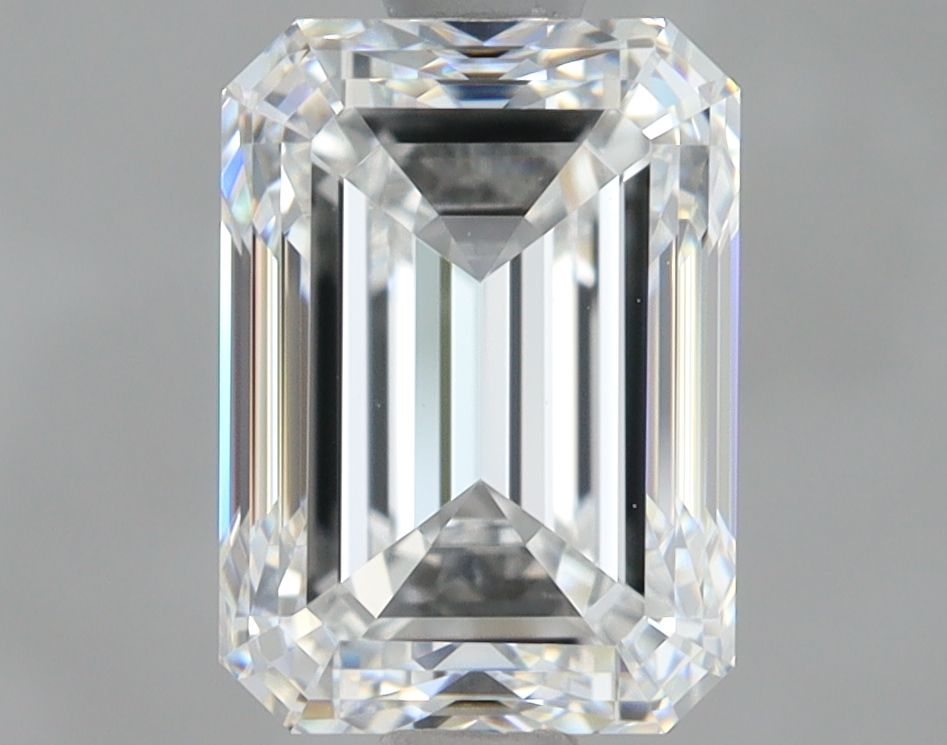 1.71 Carat Emerald Diamond F VS1