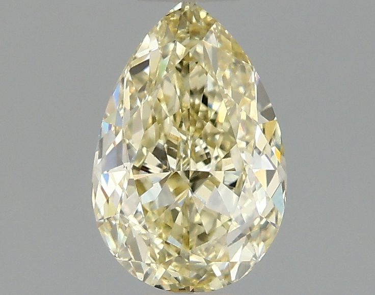 1.01 carat fancy  yellow VS1 EX Cut IGI pear diamond