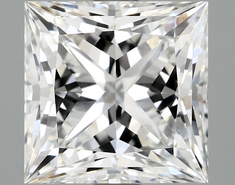 2.10 ct. princess Lab Grown Diamond front image
