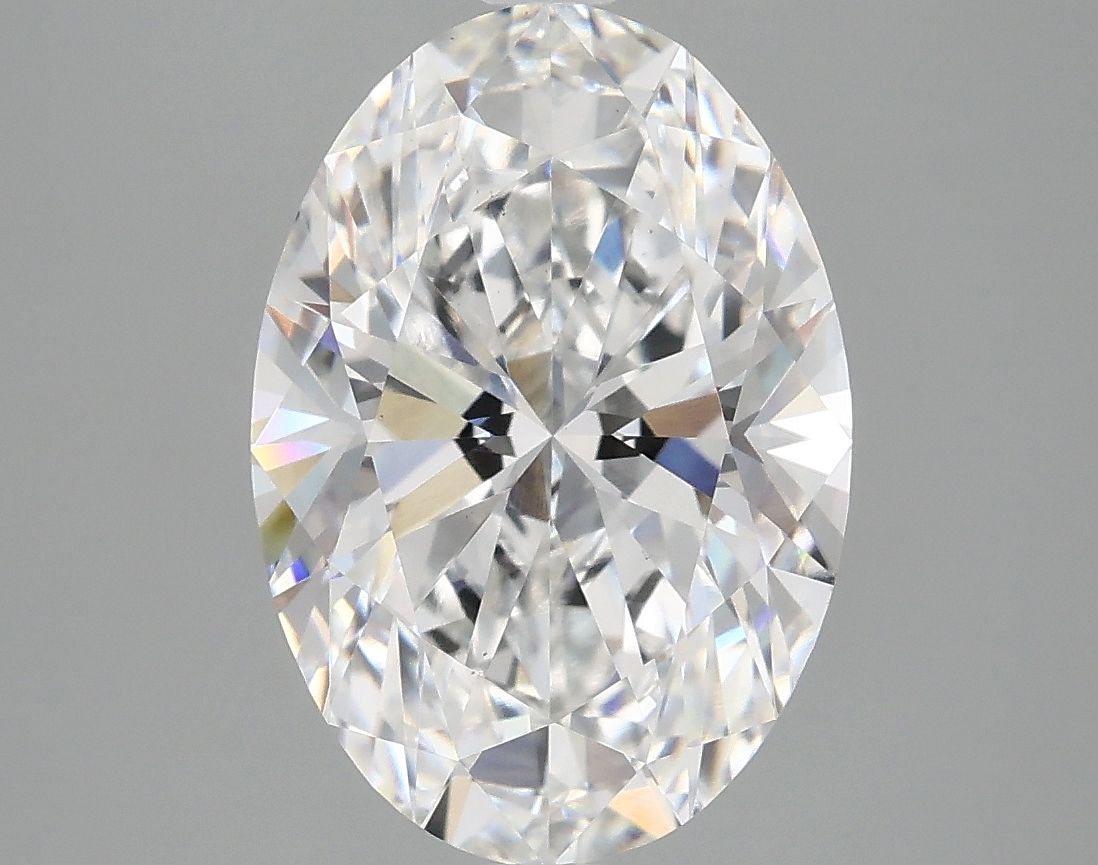 3.92 ct. oval Lab Grown Diamond front image