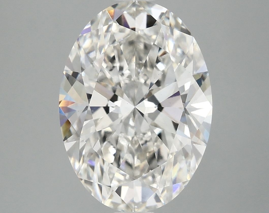 3.90 ct. oval Lab Grown Diamond front image